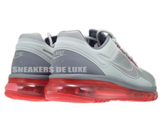 555616-006 Nike Air Max+ 2013 EXT Metallic Silver/Hyper Red Lightweight