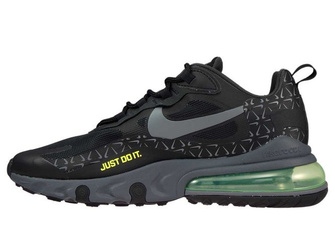 Nike Air Max 270 React CT2538-001 Black/Dark Grey-Volt
