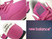 U395MNPW New Balance Pink / White