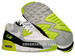 333888-018 Nike Air Max 90 Premium Strat Grey/White-Black-Cyber