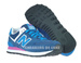 WL574MOY New Balance Blue/Pink