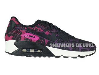 749326-500 Nike Air Max 90 Jacquard Mulberry/Black-Sport Fuchsia-Summit White