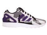 B34517 adidas ZX Flux Ftwr White / Collegiate Purple / Core Black
