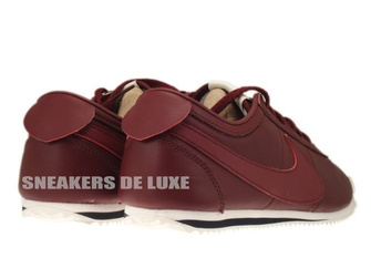 487777-660 Nike Cortez Classic OG Leather Dark Team Red/Team Red-Sail/White-Dark Obsidian 