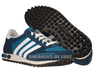 Q20744 Adidas Originals LA Trainers Vivid Teal/Dark Petrol/Running White