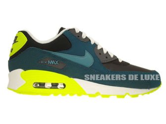 307793-078 Nike Air Max 90 Black/Mineral Teal-Dark Sea-Volt