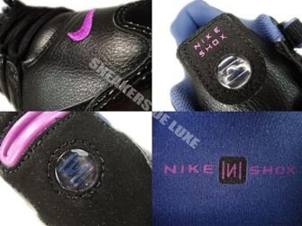 415245-010 Nike Shox NZ Black / Vivid Grape / Blue Recall / Imperial Purple