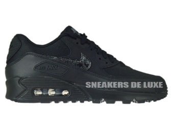 724824-001 Nike Air Max 90 Black / Black - Cool Grey
