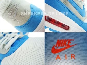 Nike Air Max 1 White/Scuba Blue-Neutral Grey 308866-143