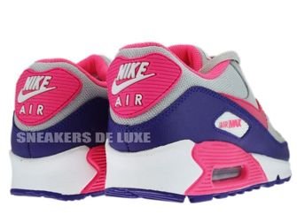 Nike Air Max 90 Neutral Grey/Pink Flash-Varsity Purple 325213-005