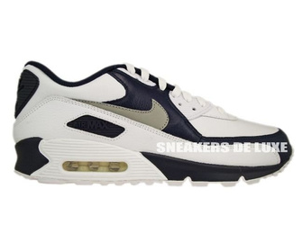 Nike Air Max 90 Premium White/Medium Grey/Obsidian 333888-103